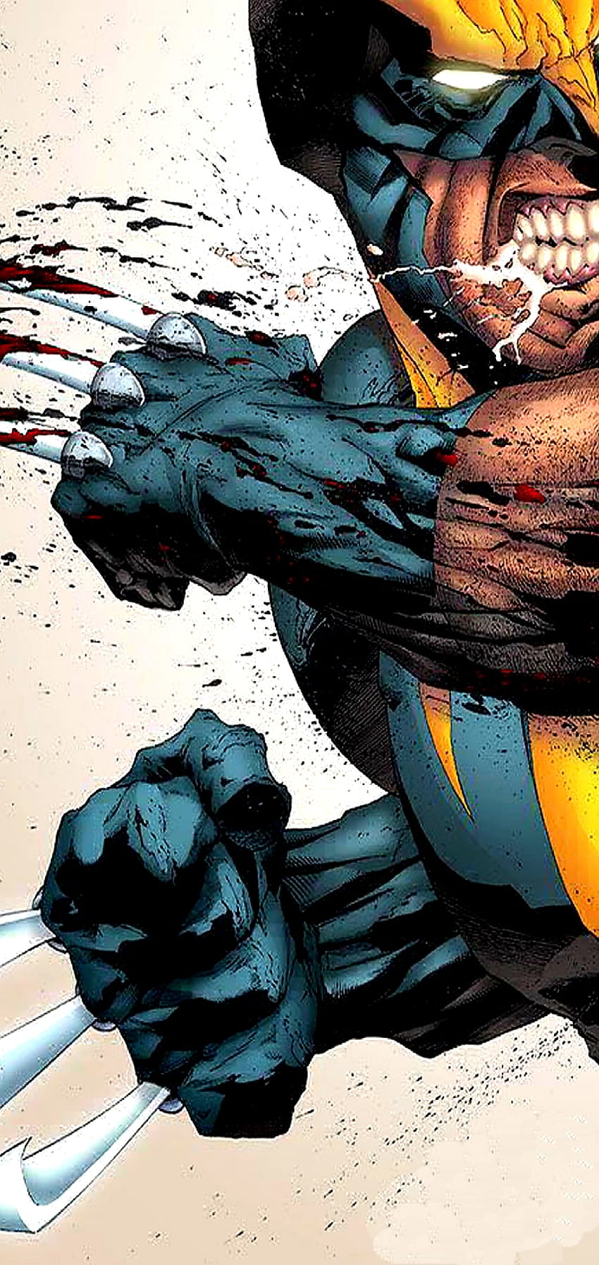 Wolverine Comic Art HD тапет за телефон