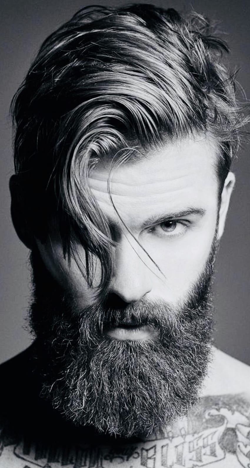 Beard Man posted by John Anderson, man hair style HD phone wallpaper