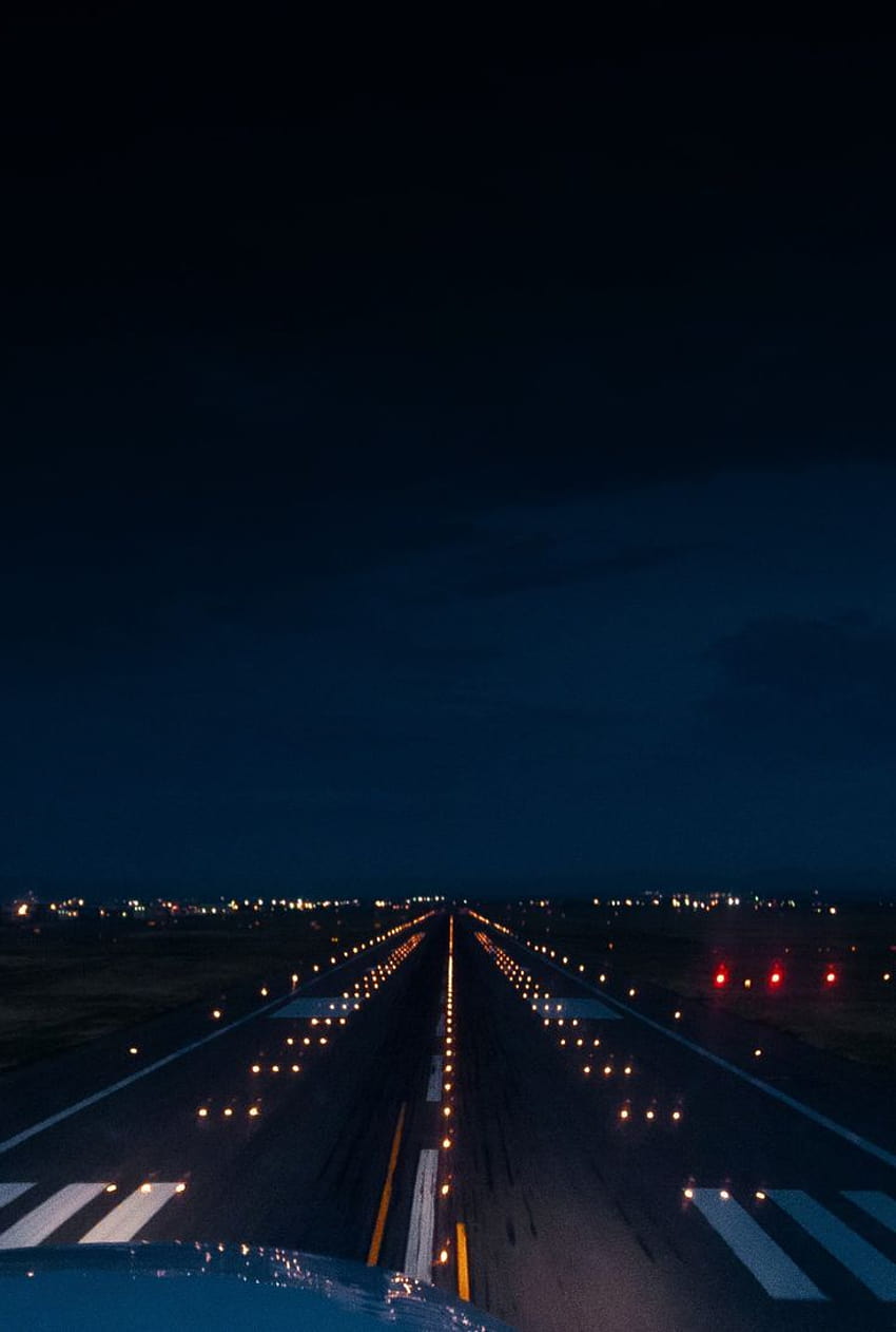 krótki finał / flara https://aviatortraining, pas startowy lotniska Tapeta na telefon HD