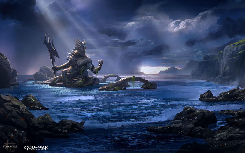 God of War: Ascension: sea monster and, sea monsters HD wallpaper