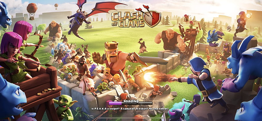 Clash of Clans: Town Hall 14 e Hero's Pet vazaram para a atualização da primavera de 2021, clash of clans 2021 papel de parede HD