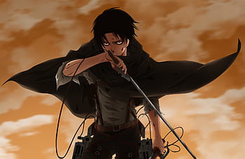 anime boy with brown hair and sword
