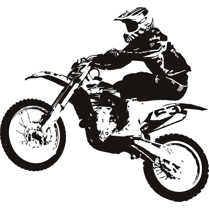 Cartoon-Dirt-Bike-er, Fahrrad-Cartoon HD-Handy-Hintergrundbild