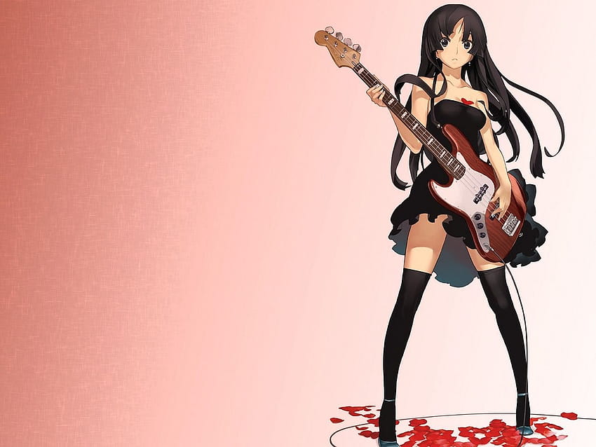 1280x960 girl, anime, guitar, musician, rock, anime musician girl HD wallpaper