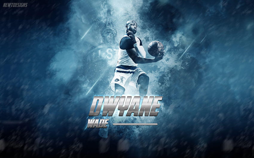 Dwyane Wade, logo Miami Heat 2016 Tapeta HD