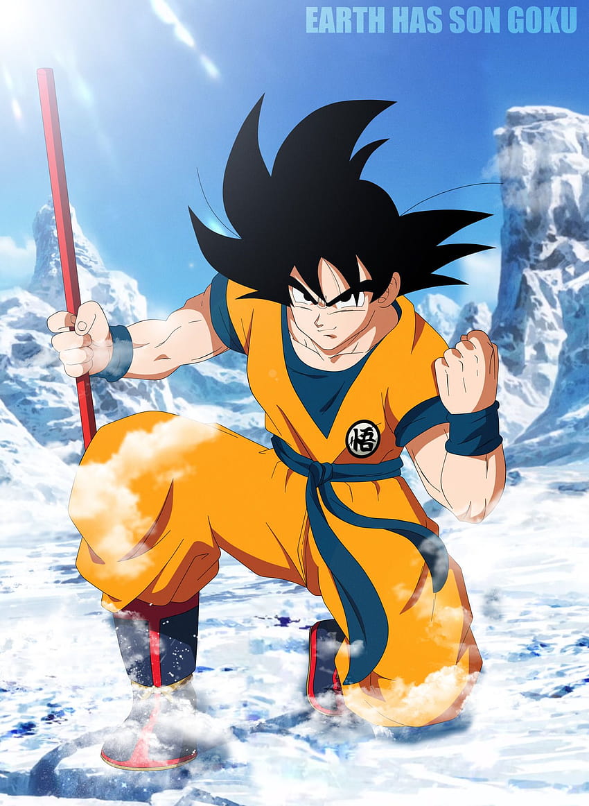 Base Goku betreibt DBZ Gauntlet HD-Handy-Hintergrundbild