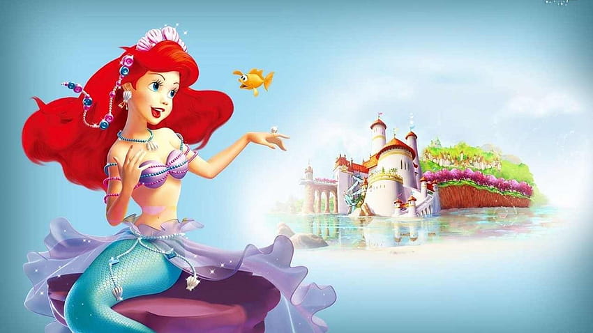 mała, syrenka, Disney, fantasy, animacja, kreskówka, przygoda, rodzina, 1 mała syrenka, Ariel, księżniczka / i mobilne tła, księżniczka ariel Tapeta HD
