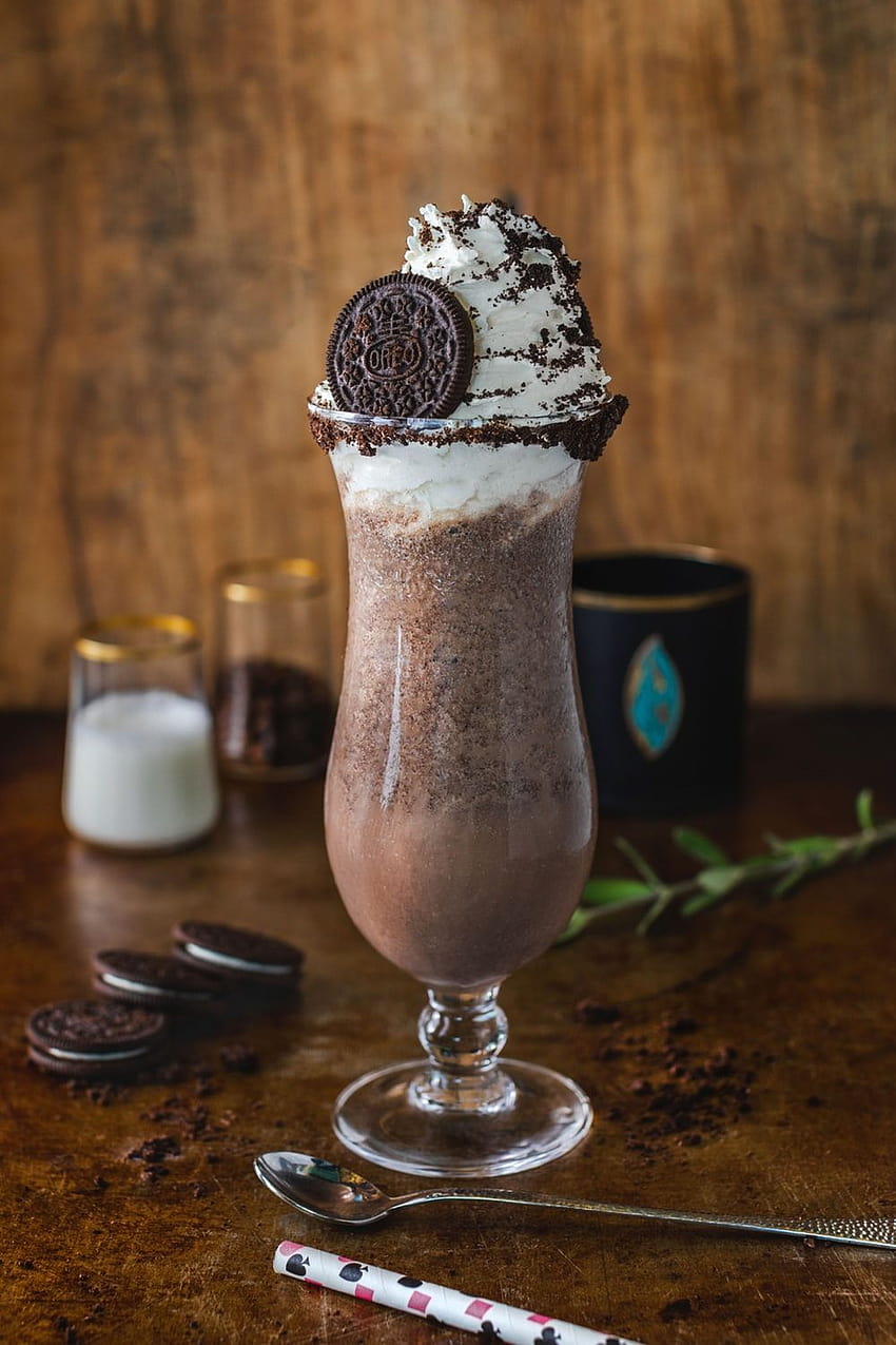 Milkshake, chocolate shake HD phone wallpaper