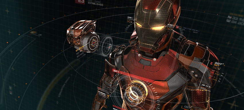 Iron Man Ultra ve Arka Planlar, demir adam kıyafetleri HD duvar kağıdı