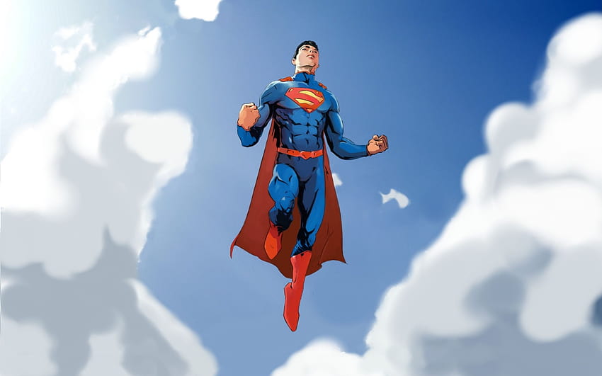Аниме комикси, Dc Comics, изкуство за Супермен, филми за Супермен, аниме за супермен HD тапет