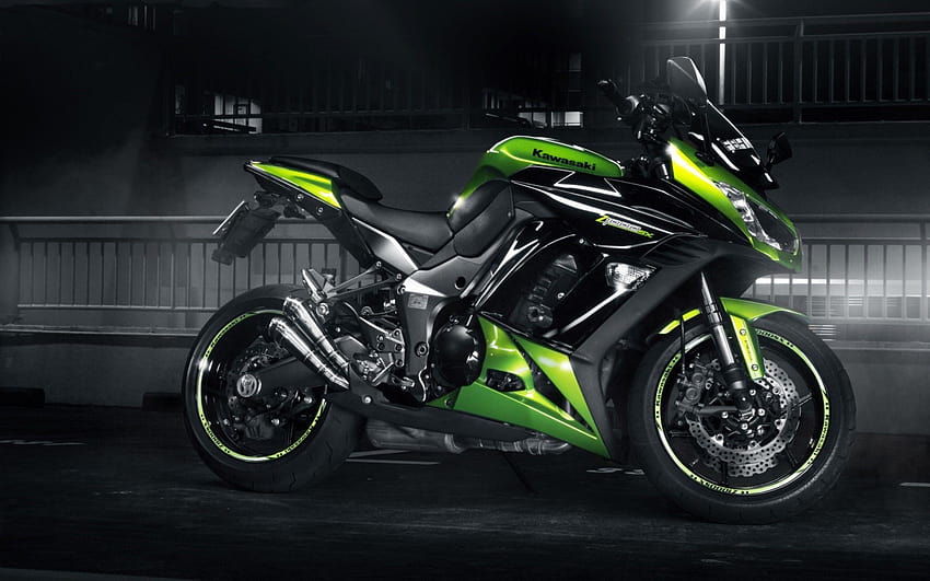 Kawasaki , Black And Green Kawasaki , kawasaki ninja logo HD wallpaper