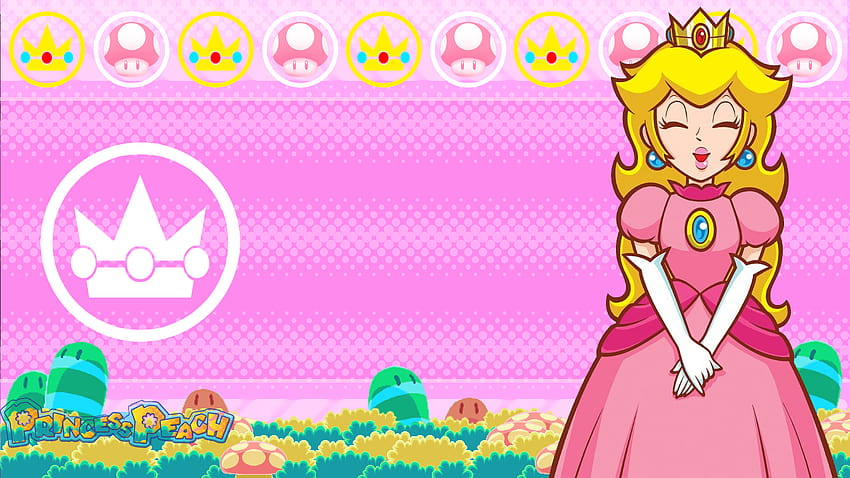Toadstool Princess Peach, pêche super princesse Fond d'écran HD
