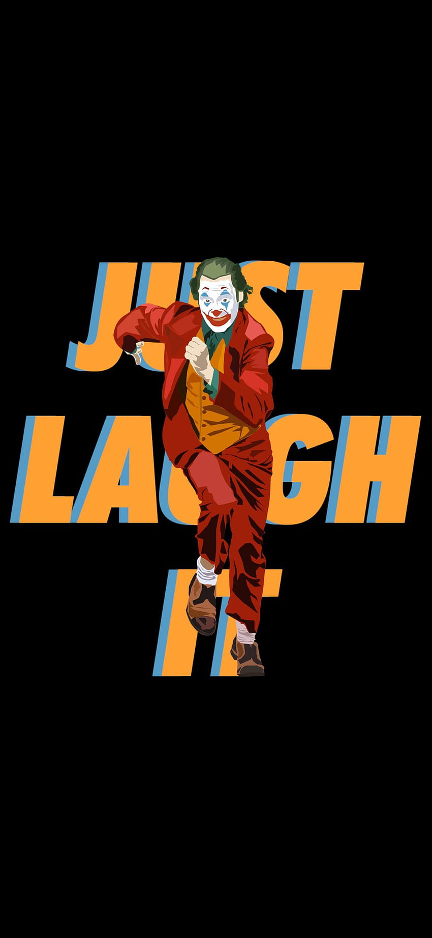 Joker Movie Quotes Dark na iPhone'a, amolowane cytaty Tapeta na telefon HD