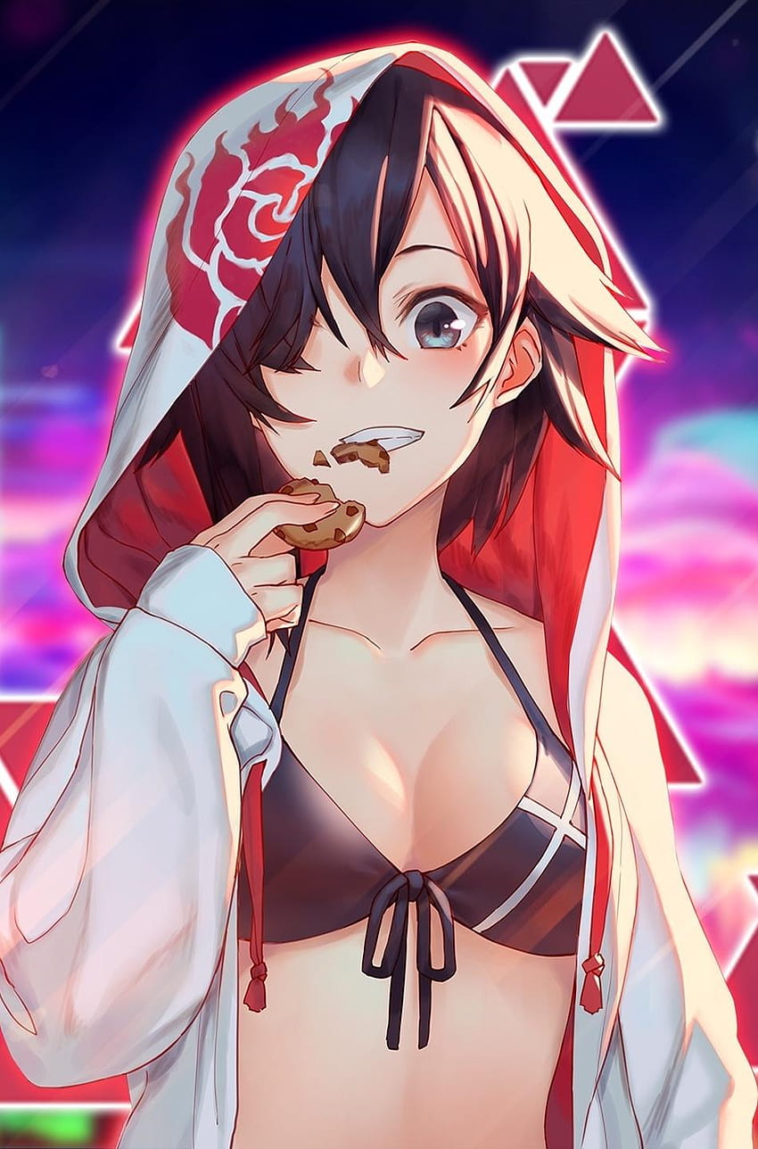 950x1534 hot, anime girl and cookie, curious, cookie anime HD phone wallpaper