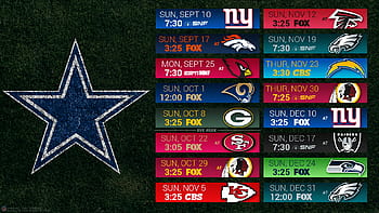 Blogging The Boys on X: 2022 Dallas Cowboys Schedule Wallpapers