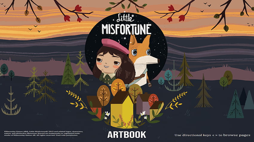 Little Misfortune Official Artbook on Steam, killmonday games HD wallpaper
