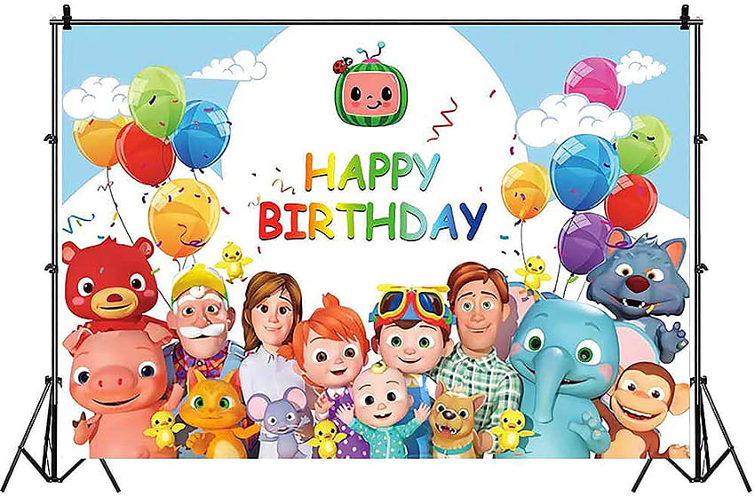 Buy Cartoon Family Backgrounds Children Happy Birtay Party Supplies Decoration Custom banner5 x 3ft Decoration graphy Backgrounds for Studio Newborn Shower Birtay Party Supplies Banner Online in Vietnam. B08L38XXZK HD wallpaper