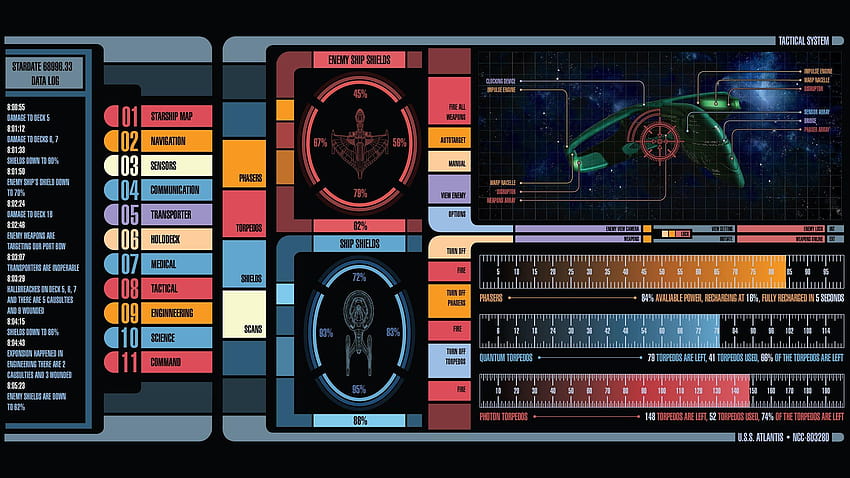Star Trek, LCARS HD wallpaper