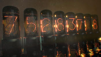Nixie tubes HD wallpapers | Pxfuel