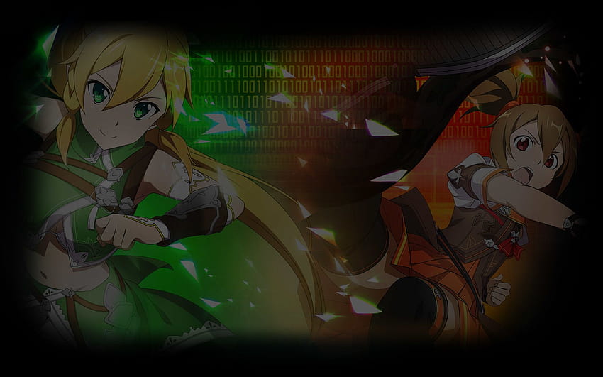 Sword Art Online İçi Boş Gerçekleştirme 004 – Silika ve Leafa HD duvar kağıdı
