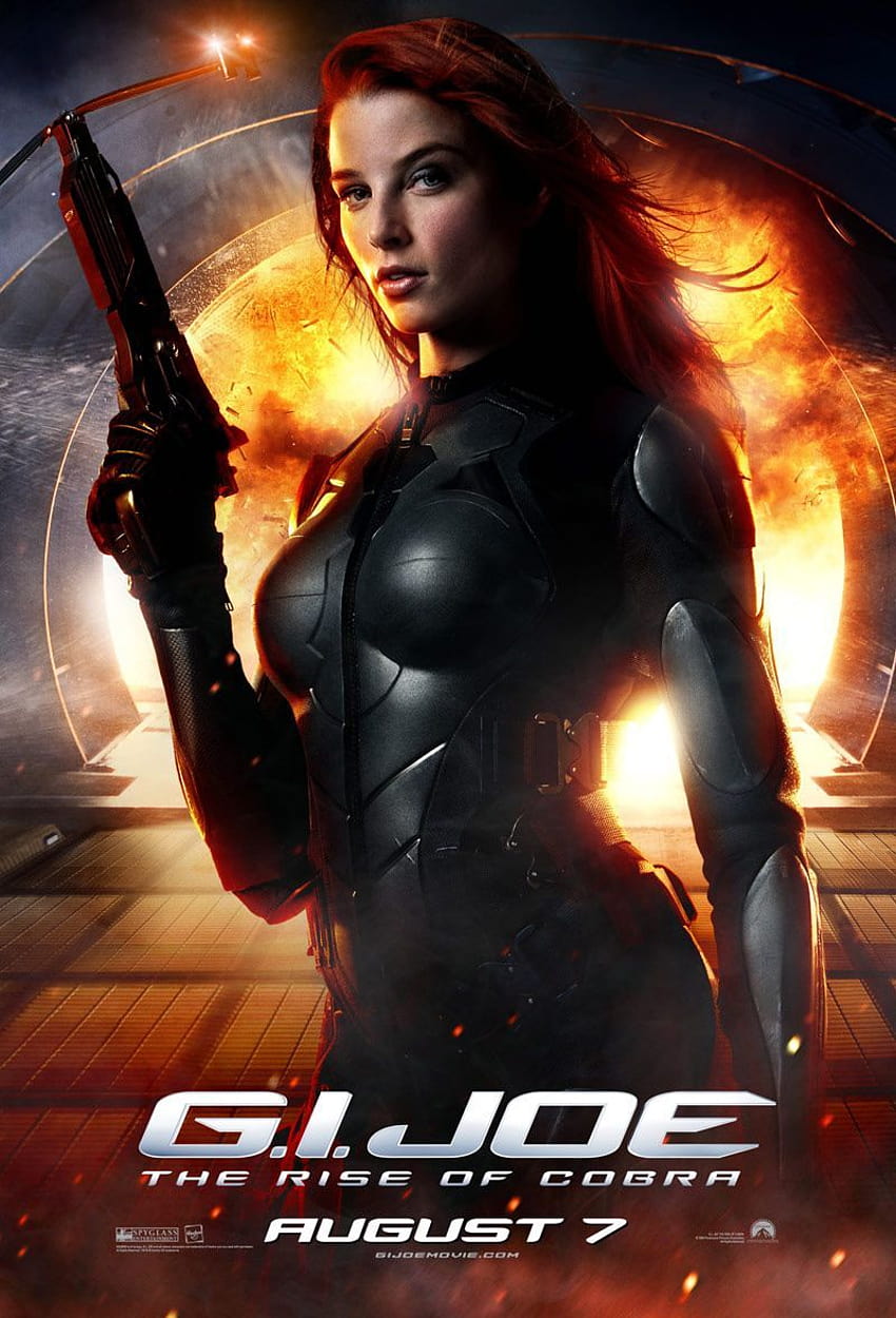 GI Joe: Rise of Cobra...Rachel Nicolas As Scalett..., gi joe the rise of cobra character posters HD phone wallpaper