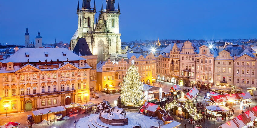 Best 1 Tschechien on Hip, Winter Prag HD-Hintergrundbild