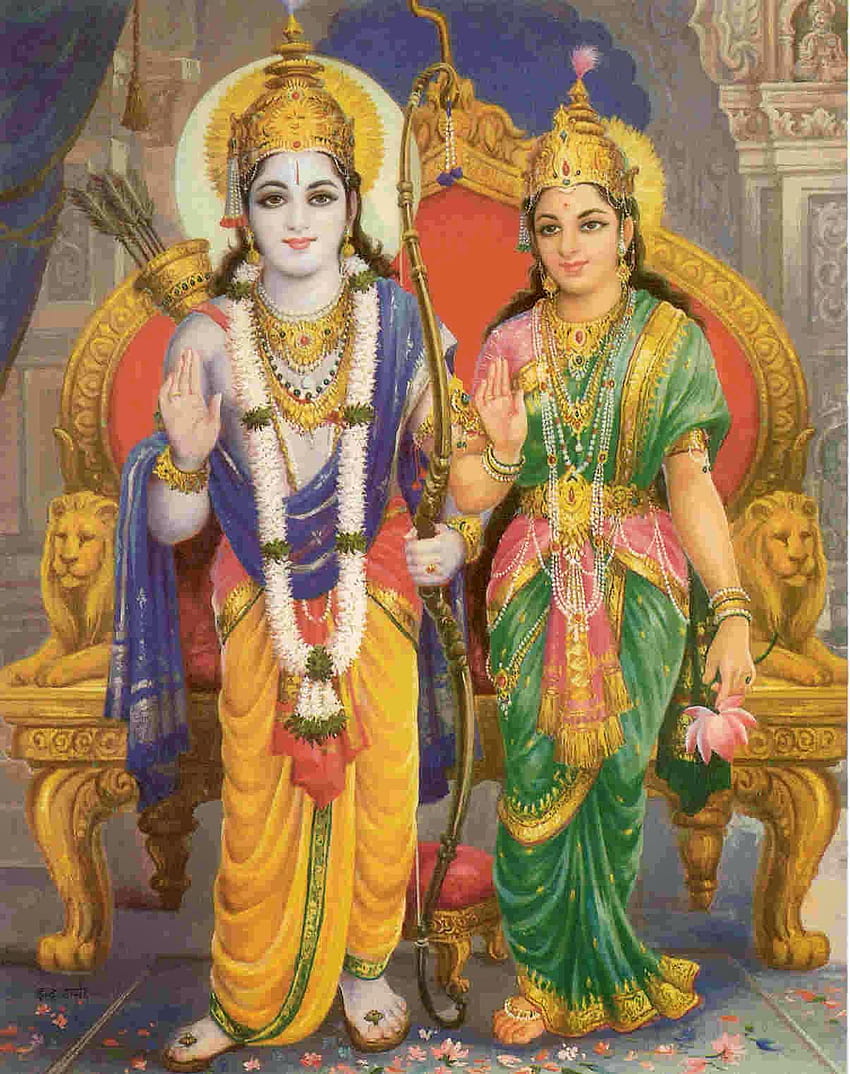 Shri Ram Sita , ram god HD phone wallpaper