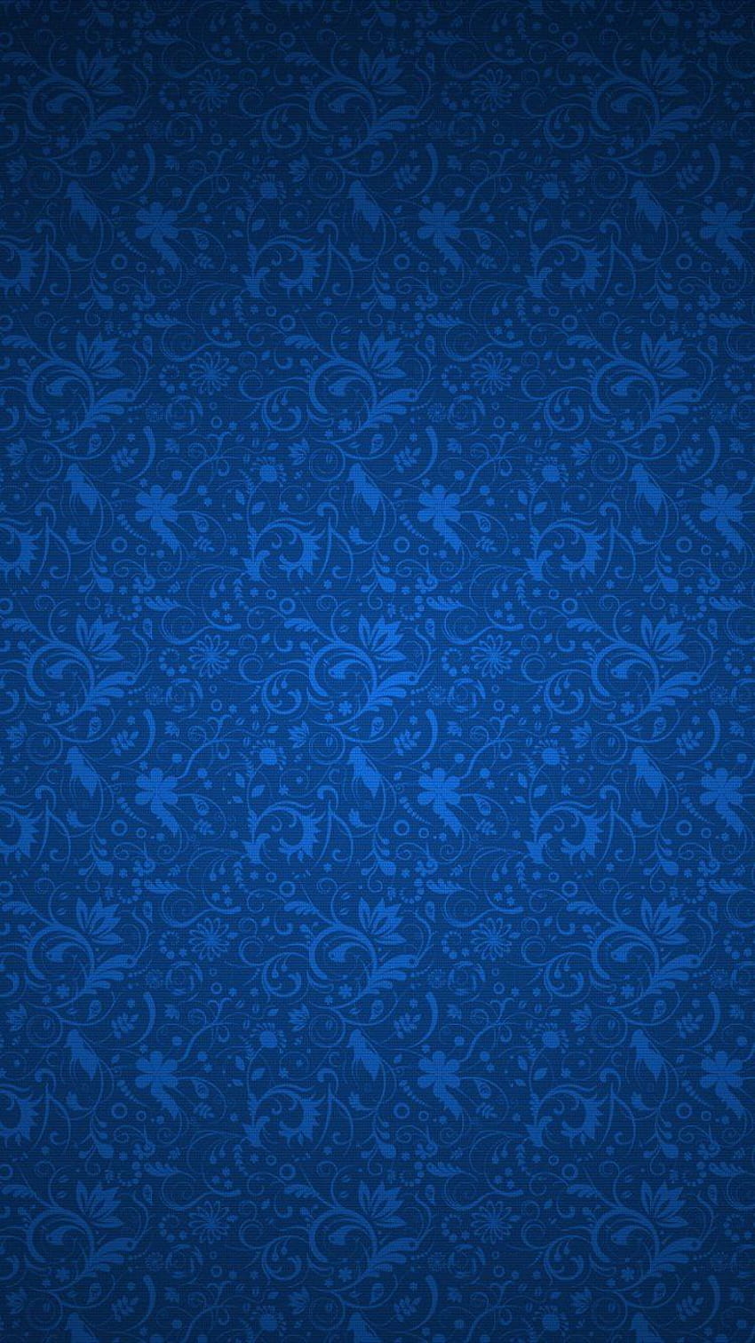 ornamen biru wallpaper ponsel HD
