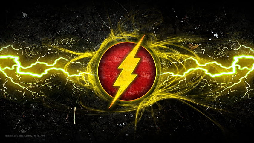 Das Flash-Logo, Flash-Symbol HD-Hintergrundbild
