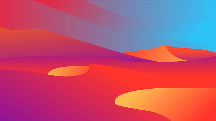 Erstellen Sie einen Bigsur-Stil aus Apples Wüste nach. Wenn jemand denkt, dass er das besser machen kann, dann habe ich eine Illustrator-Datei. : MacOS, Mac OS Big Sur HD-Hintergrundbild
