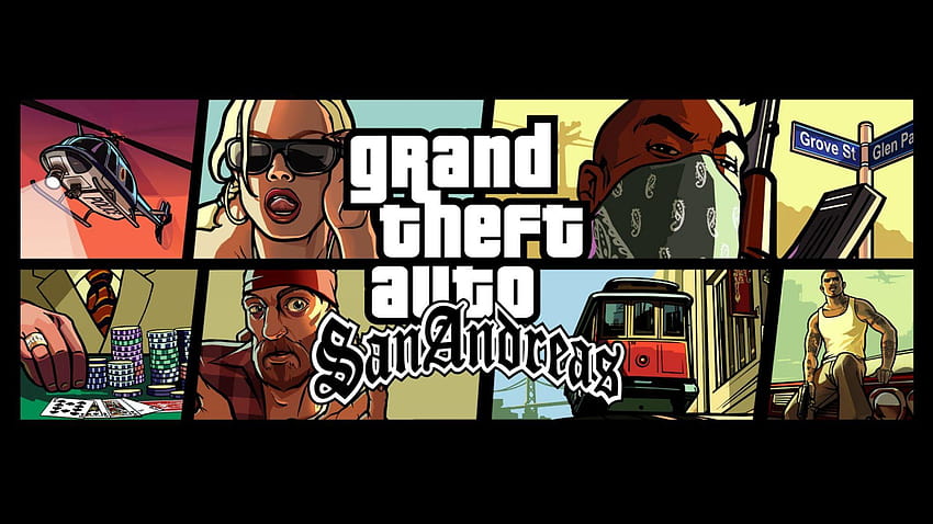 Pełny San Andreas, Tła, Grand Theft Auto San Andreas Tapeta HD