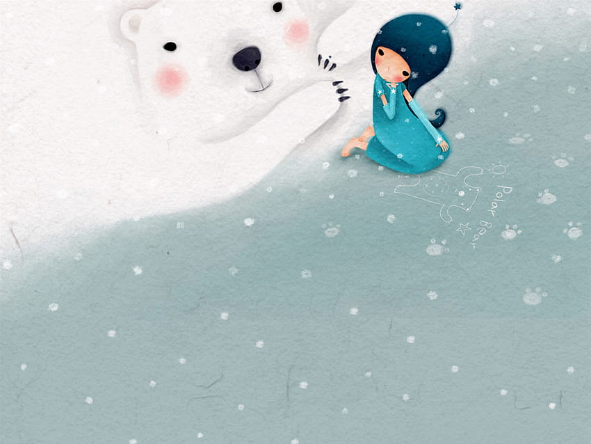Illustrazione coreana di Echi, orso coreano Sfondo HD