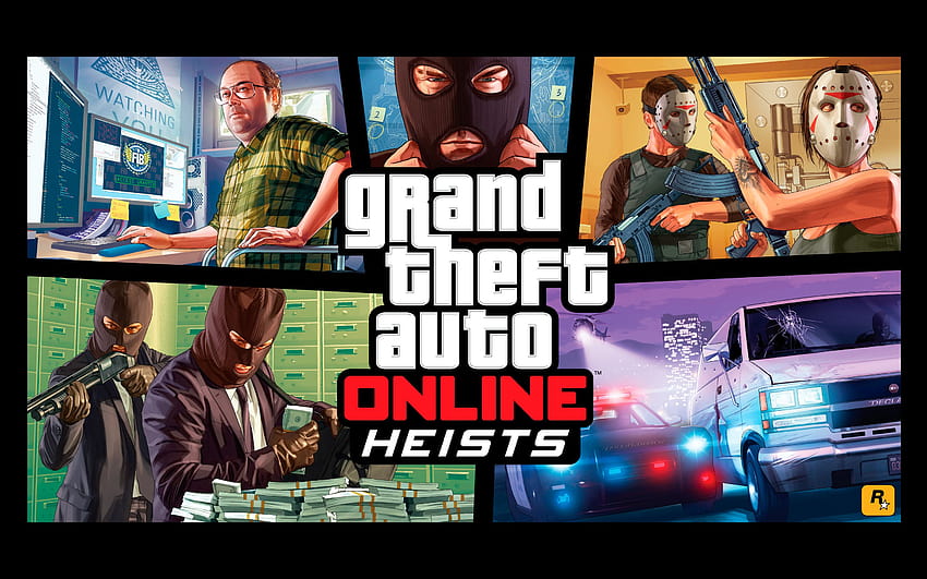 GTA 5 Online Heist HD тапет