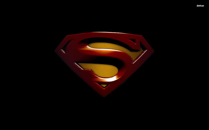 Superman Logo Man Of Steel, logo manusia baja Wallpaper HD