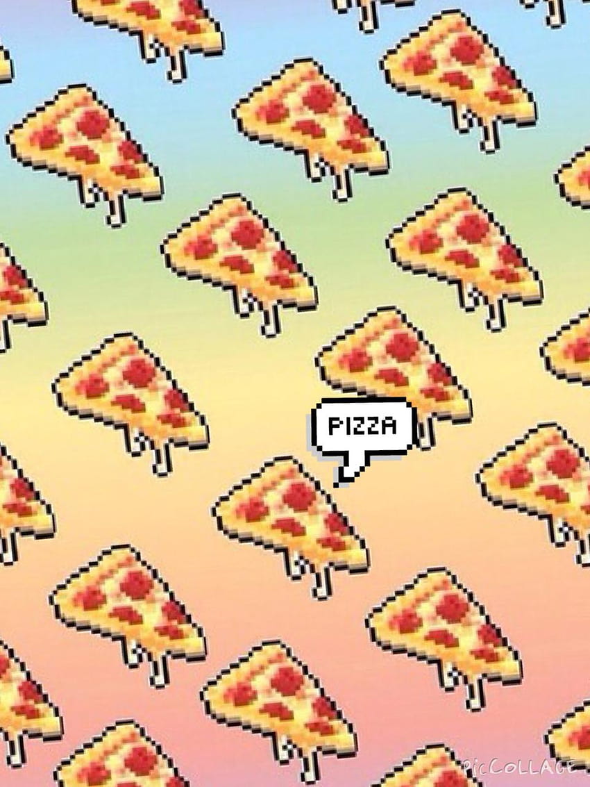 Pizza Tumblr, cute pizza HD phone wallpaper