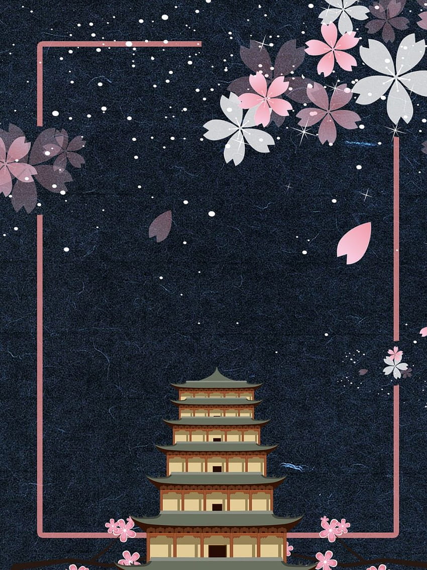Sakura Downstairs Empty City New Language Extreme Aesthetic, aesthetics sakura HD phone wallpaper