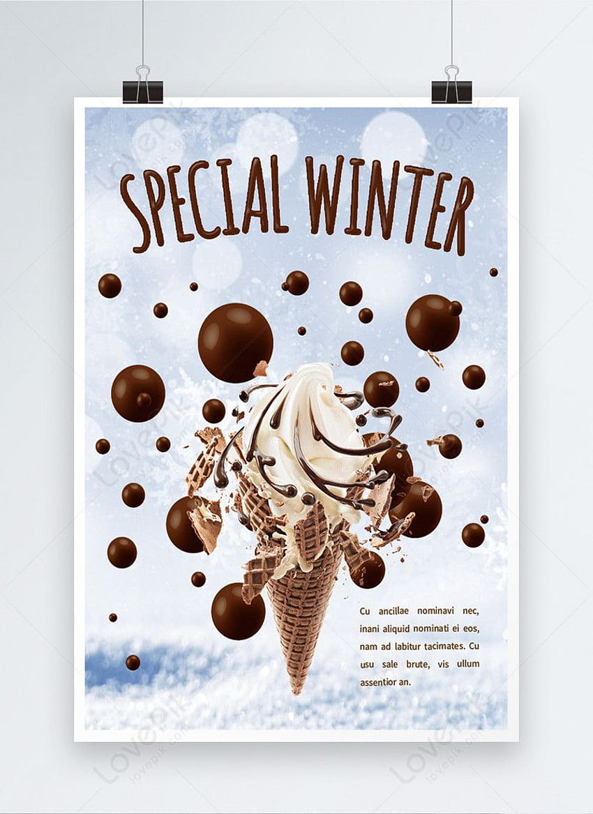 Brown chocolate cake winter sweets poster template _ 450000650_lovepik HD phone wallpaper