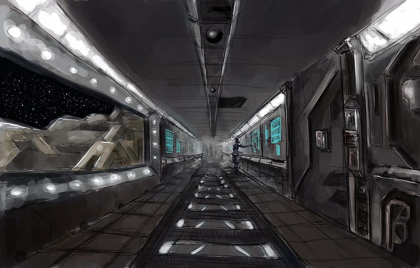 Inside Spaceship posted by John Peltier, spaceship inside HD wallpaper