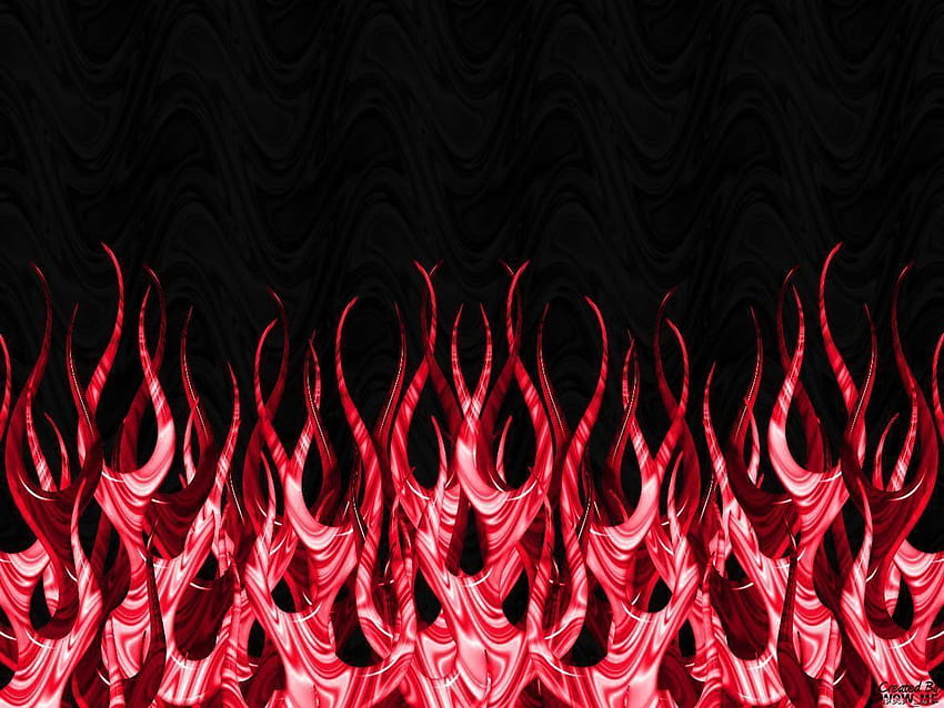 Best 5 Flames on Hip, red flame HD wallpaper