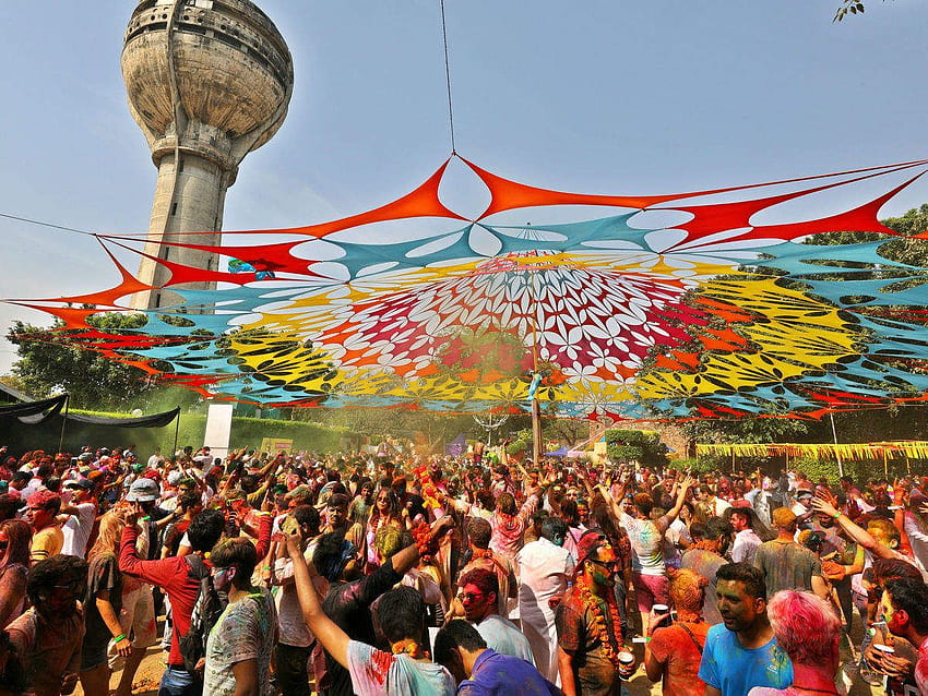 Delhi gears up for the Holi Moo! Festival this Holi, world cultural festival delhi HD wallpaper