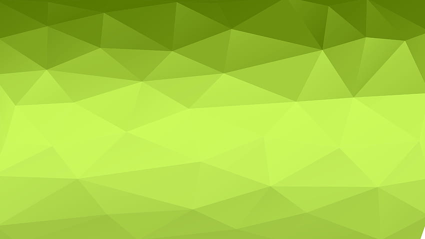 Pola poligon hijau, hijau Wallpaper HD