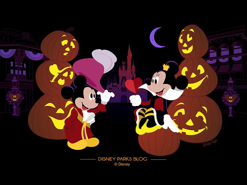 Mickey and Minnie Celebrate Mickey's Not So Scary Halloween Party 2018 –, halloween mickey and minne mouse HD wallpaper