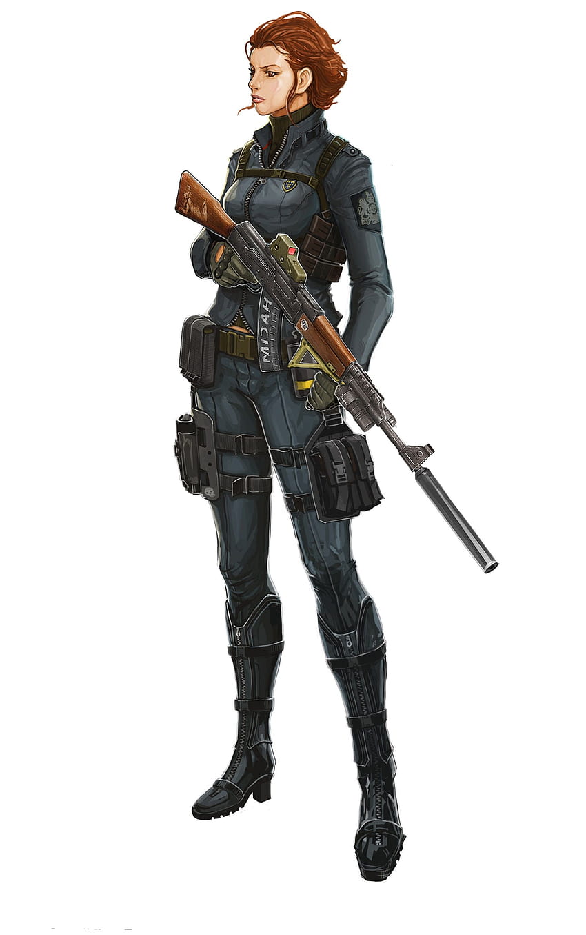 Female Human Soldier Mercenary, female mercenaries HD phone wallpaper