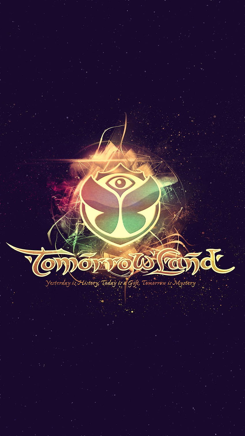 Logotipo del festival de música electrónica Tomorrowland 2014 Android, logotipo de Tomorrowland fondo de pantalla del teléfono