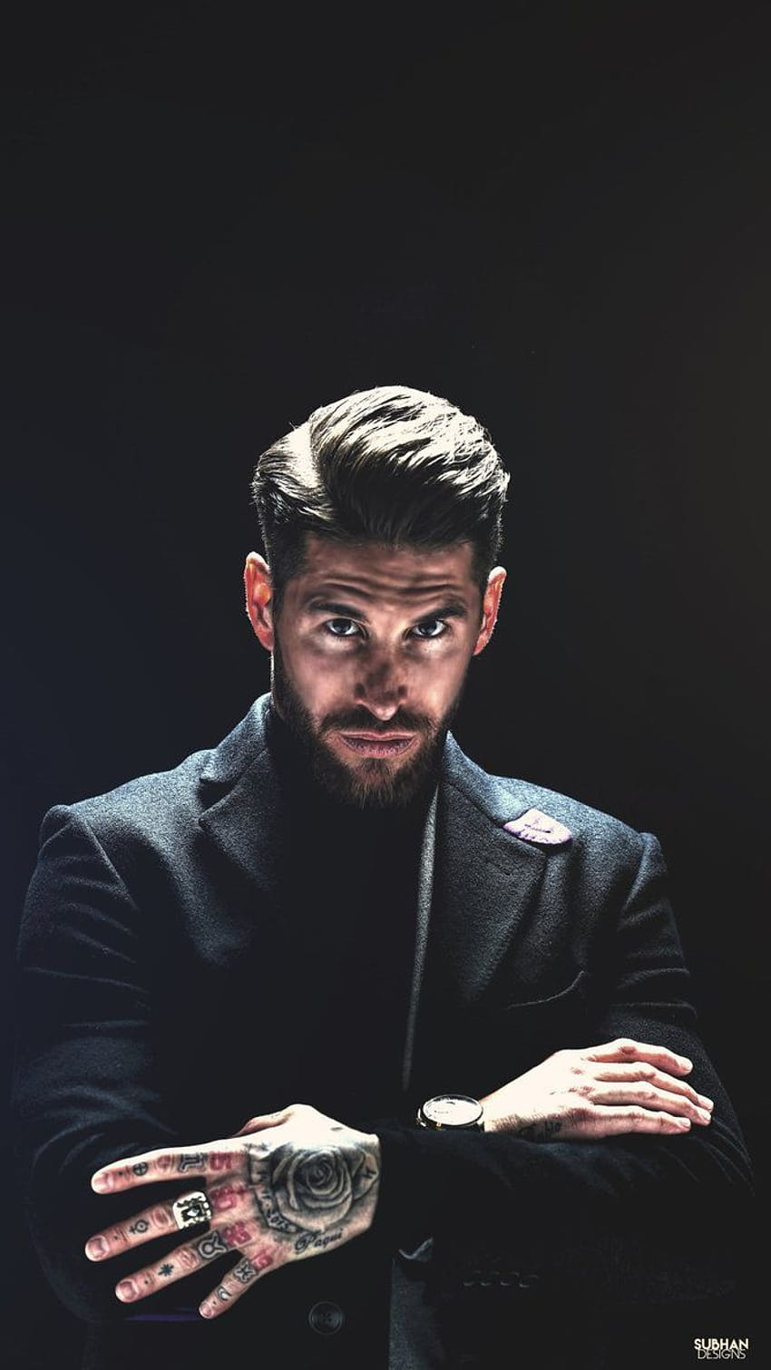 Sergio Ramos, ramos beard HD phone wallpaper