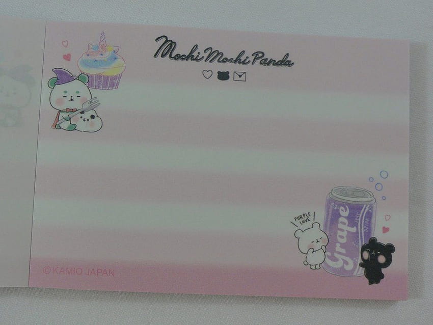 Kawaii Cute Kamio Mochi Panda Mini Notepad / Memo Pad HD wallpaper