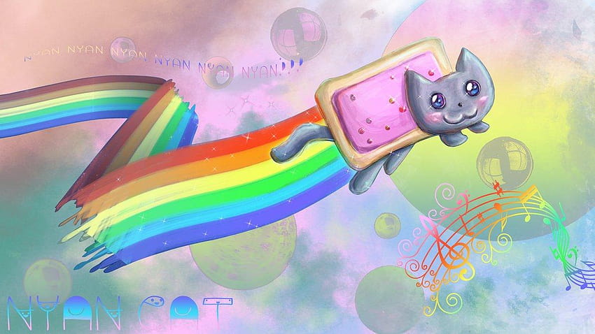 36 Nyan Cat, de Nyan Cat, gatos kawaii fondo de pantalla
