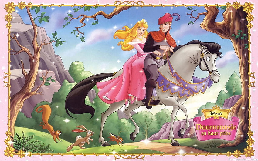Dornröschen Prinzessin Aurora und Prinz Phillip, Dornröschen iphone HD-Hintergrundbild