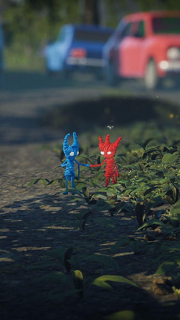 Download wallpaper 1280x800 unravel two, game, yarn, full hd, hdtv