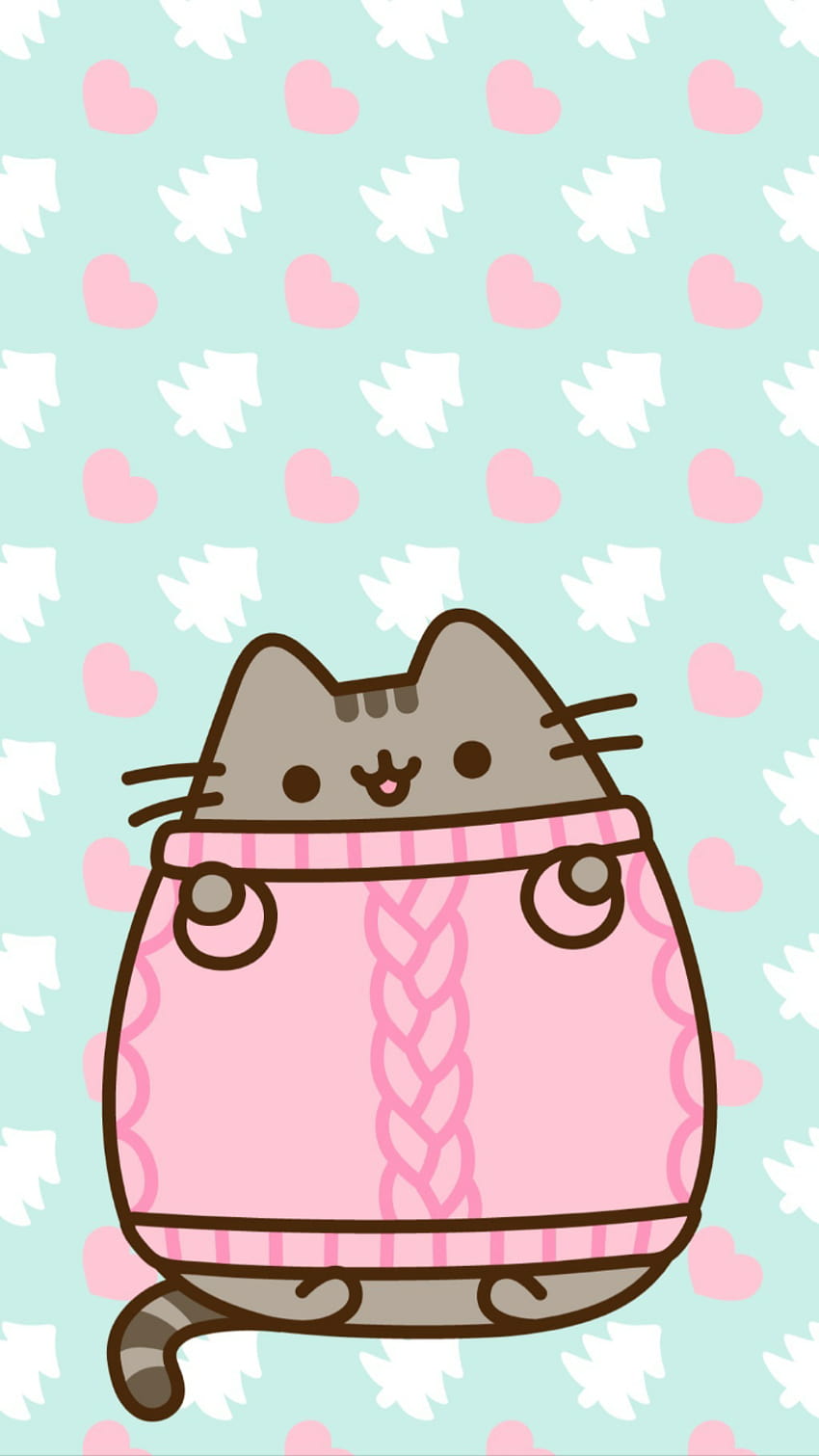 Pusheen cat winter shared by alexandralupan [720x1280] for your , Mobile & Tablet HD phone wallpaper
